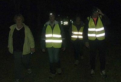 Marche nocturne à Chaon